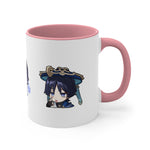 Load image into Gallery viewer, Wanderer Scaramouche Genshin Impact Accent Coffee Mug, 11oz Cups Mugs Cup Gift For Gamer Gifts Game Anime Fanart Fan Birthday Valentine&#39;s Christmas
