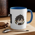 Load image into Gallery viewer, Zhong Li Genshin Impact Accent Coffee Mug, 11oz Cups Mugs Cup Gift For Gamer Gifts Game Anime Fanart Fan Birthday Valentine&#39;s Christmas
