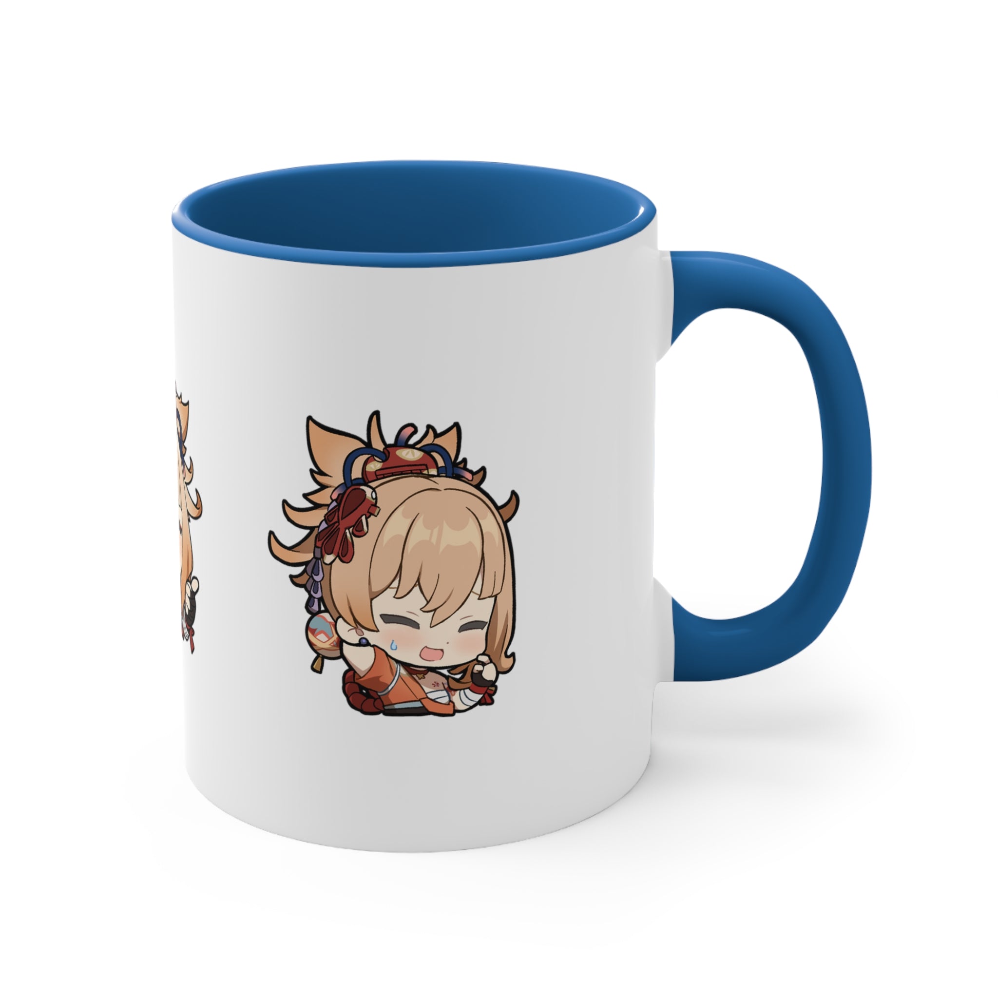 Yoimiya Genshin Impact Accent Coffee Mug, 11oz Cups Mugs Cup Gift For Gamer Gifts Game Anime Fanart Fan Birthday Valentine's Christmas