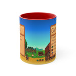 Load image into Gallery viewer, Stardew Valley Accent Coffee Mug, Stardew Valley Gift, Valley Coffee Mug, Stardew Valley Game, Stardew Valley Cup, Stardew Mug, Video Game Mug, Gamer Mug
