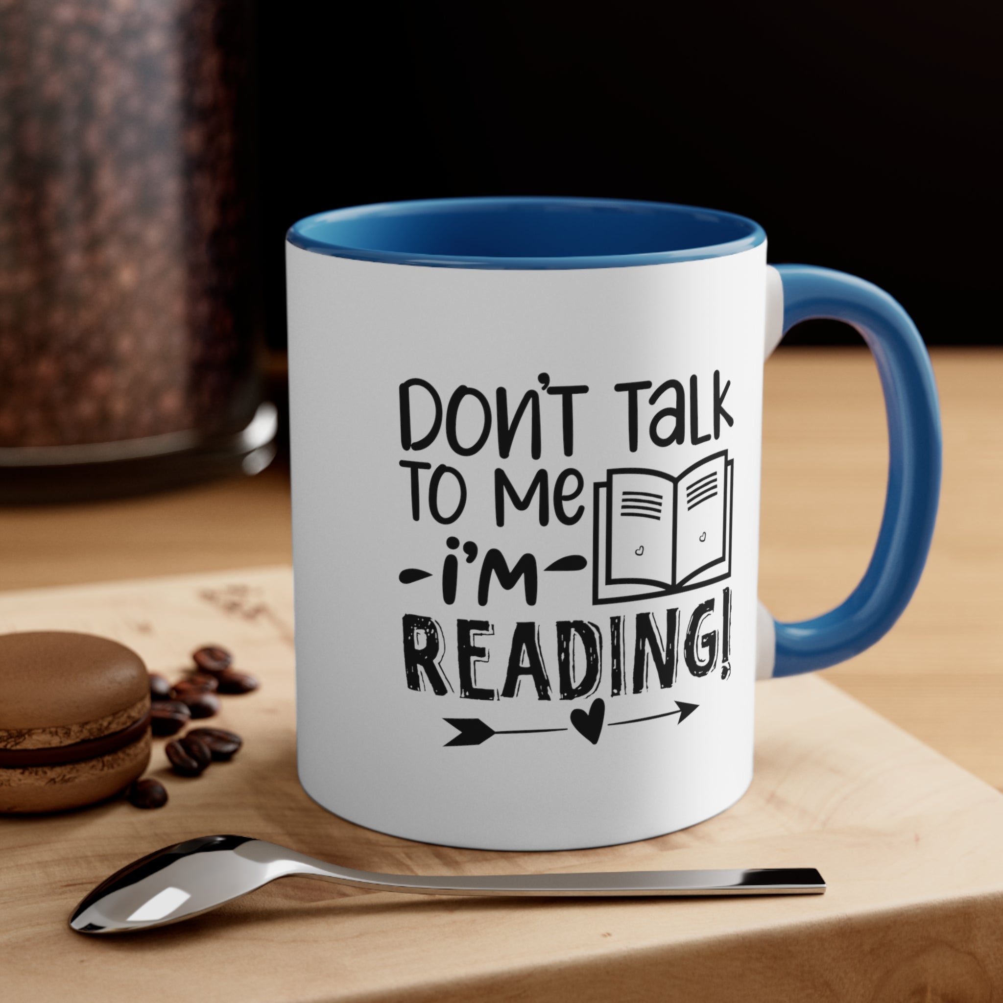 Book Funnny Coffee Mug, 11oz Don't Talk To Me I'm Reading Bookworm Book Worm Book Reader BookloverJoke Humour Humor Birthday Christmas Valentine's Gift Cup