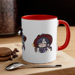 Load image into Gallery viewer, Mona Genshin Impact Accent Coffee Mug, 11oz Cups Mugs Cup Gift For Gamer Gifts Game Anime Fanart Fan Birthday Valentine&#39;s Christmas
