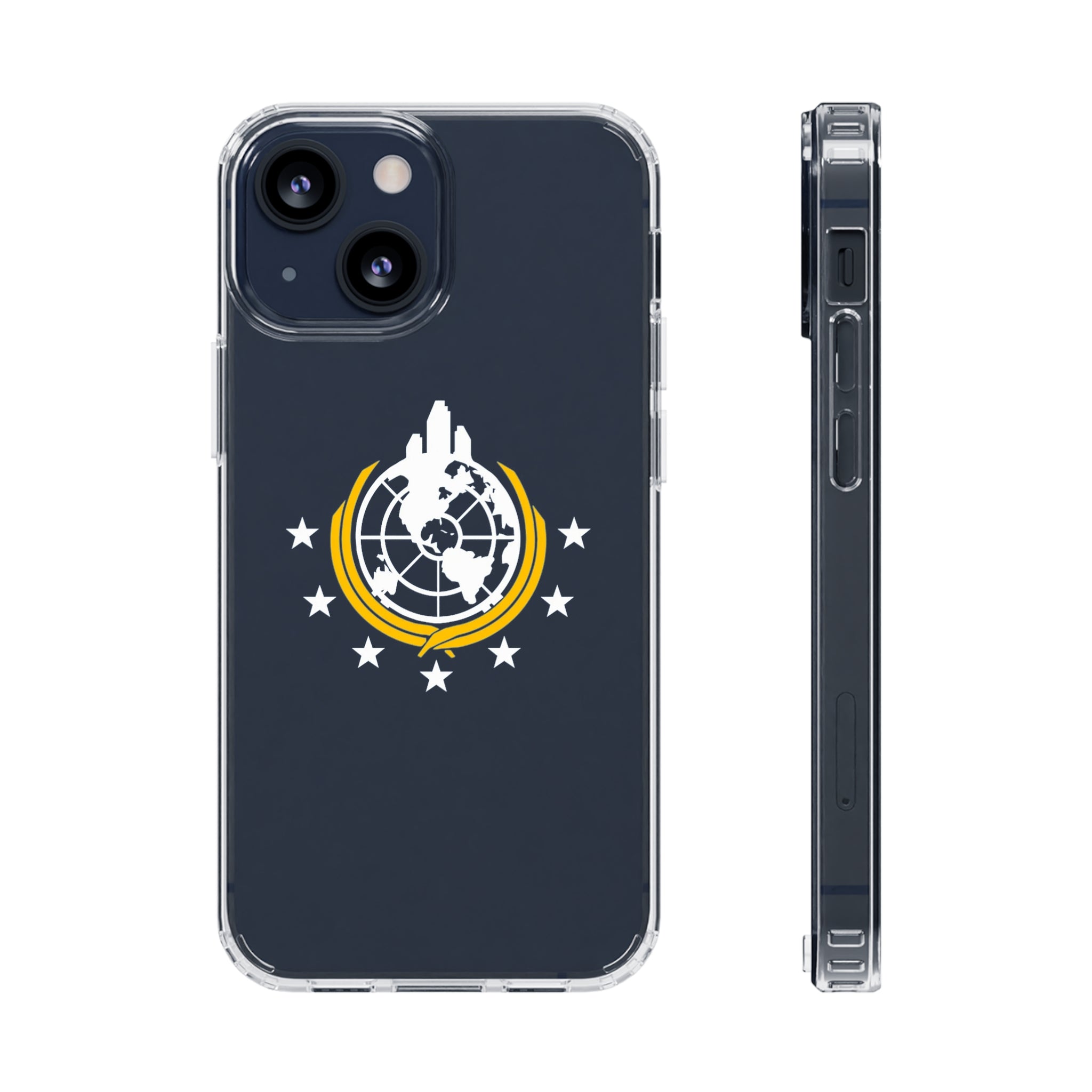 Helldivers 2 Superearth Phone Clear Cases Helldiver Funny Cute Cool Gift For Gamer Game Him Her Logo Birthday Gifts Mobile Case