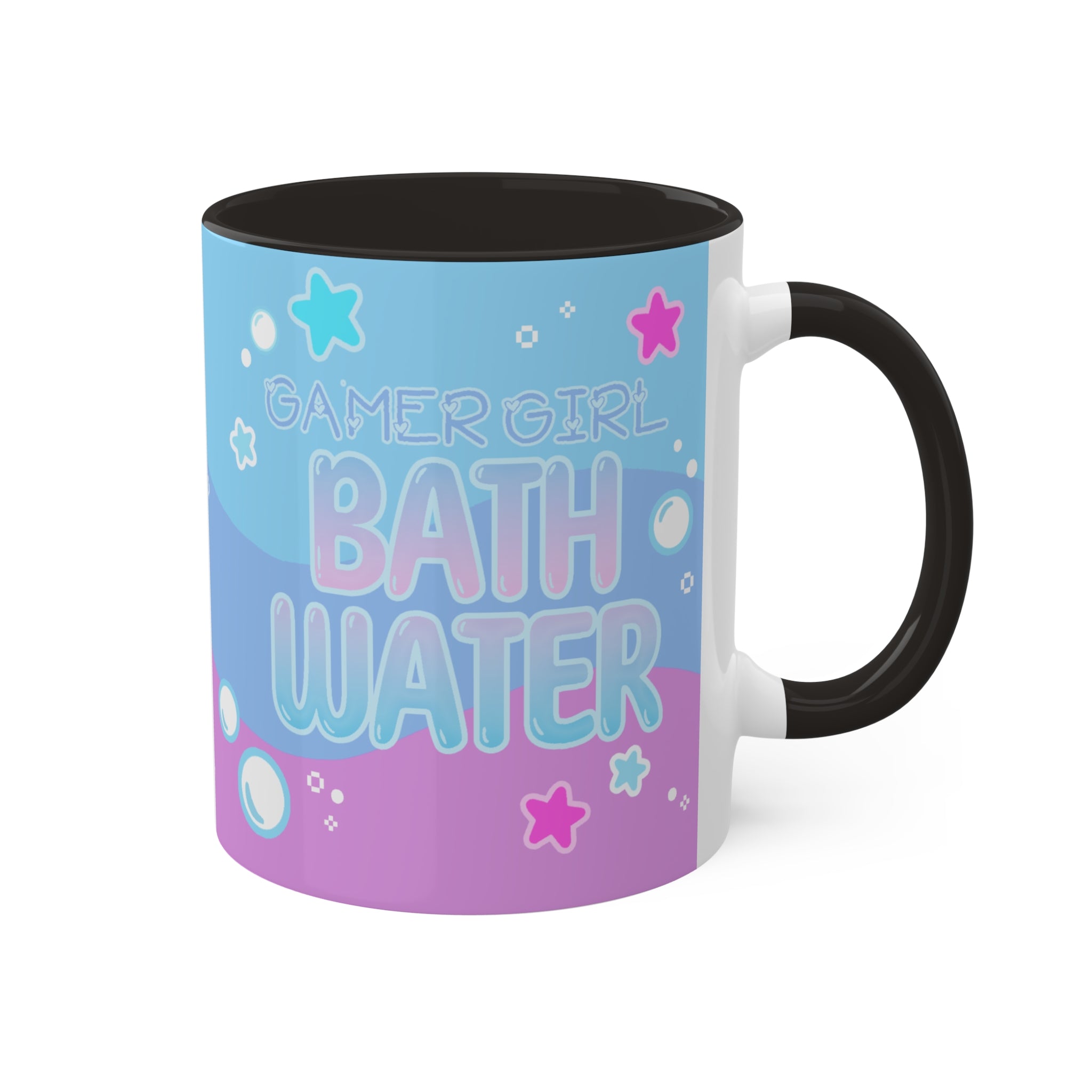 GAMER GIRL Bath Water Colorful Mugs, 11oz