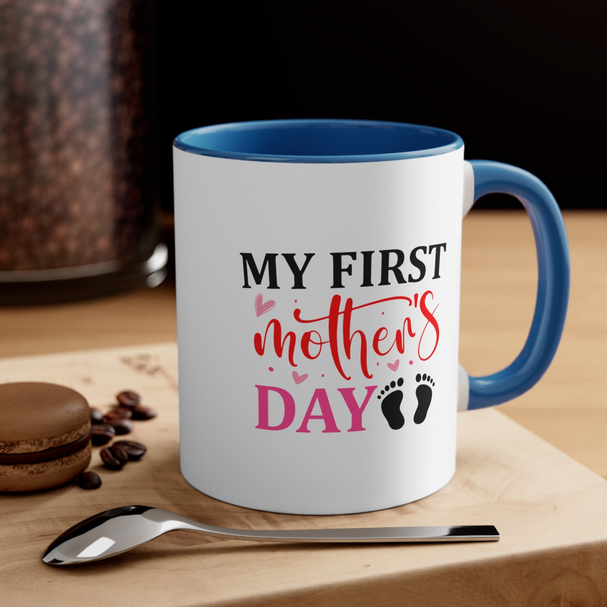 My First Mother's Day Pink Coffee Mug, 11oz Mom Mother Gift Mother Cup Mother's Day Birthday Christmas Gift For Mom Nana