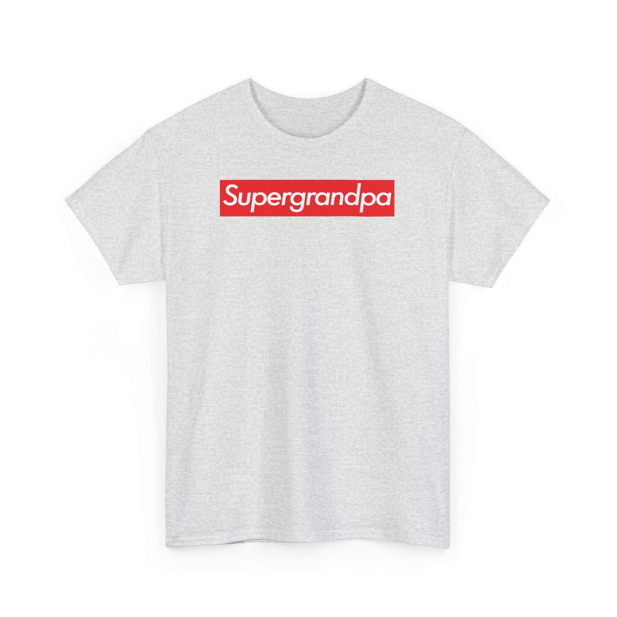 Supergrandpa Unisex Heavy Cotton Tee Shirt T-shirt super Inspired Funny Grandfather Grandpa Appreciation Gift For Grandfathers Thank You Thankful Birthday Christmas