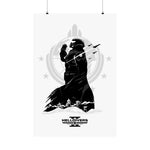 Load image into Gallery viewer, Helldivers 2 Matte Vertical Posters  Black &amp; White Artistic Art Poster Design Minimalistic Gift Gamer Game Fanart Abstract Graphic Democracy Liberty Birthday Christmas
