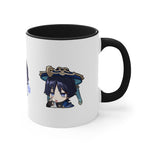 Load image into Gallery viewer, Wanderer Scaramouche Genshin Impact Accent Coffee Mug, 11oz Cups Mugs Cup Gift For Gamer Gifts Game Anime Fanart Fan Birthday Valentine&#39;s Christmas
