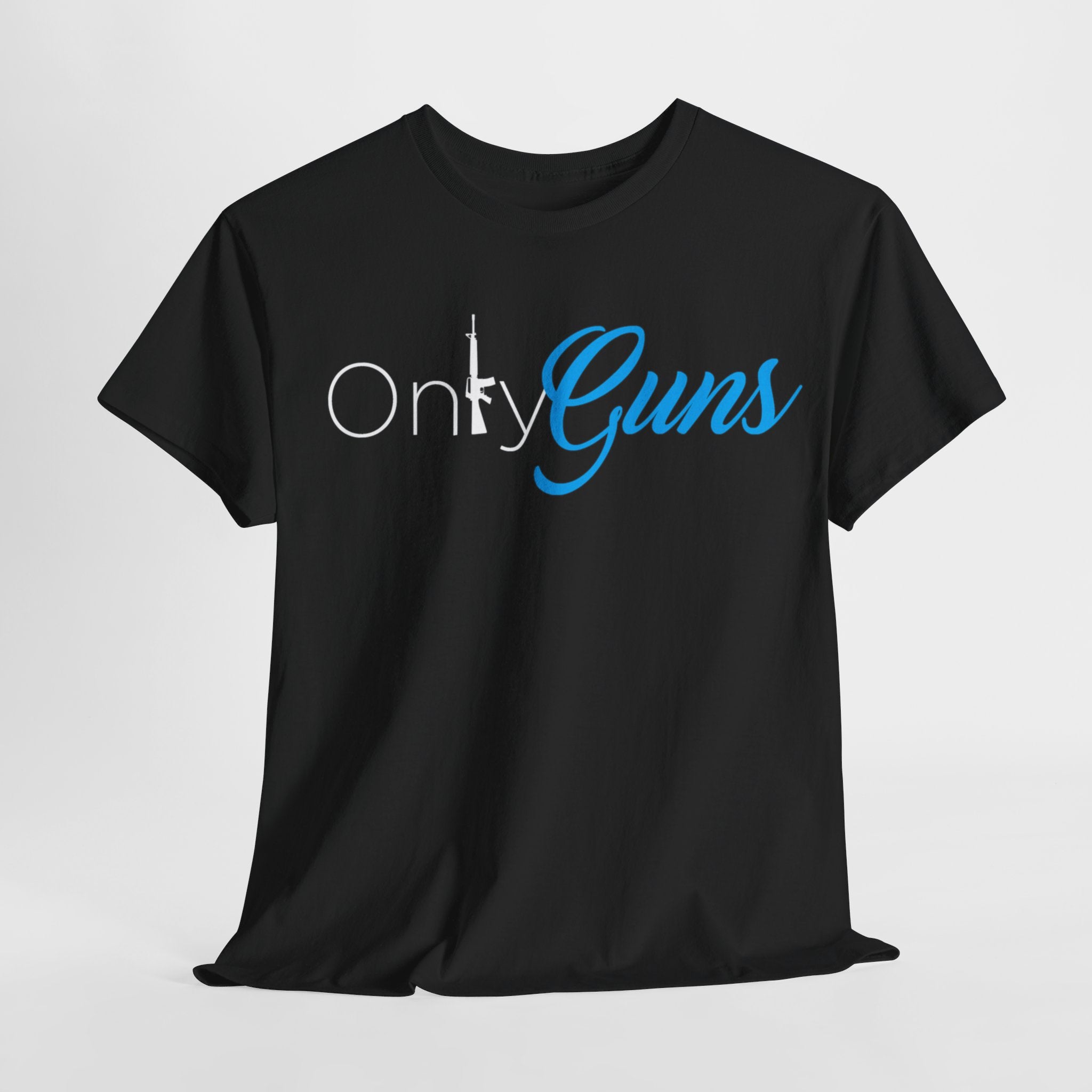 Onlyguns V2 Onlyfans Inspired Funny Unisex Heavy Cotton Tee