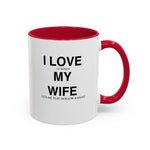 Load image into Gallery viewer, Hollow Knight Wife Mug — "I Love It When My Wife Lets Me Play Hollow Knight" Ceramic Coffee Mug
