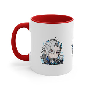 Neuvillette Genshin Impact Accent Coffee Mug, 11oz  Cups Mugs Cup Gift For Gamer Gifts Game Anime Fanart Fan Birthday Valentine's Christmas