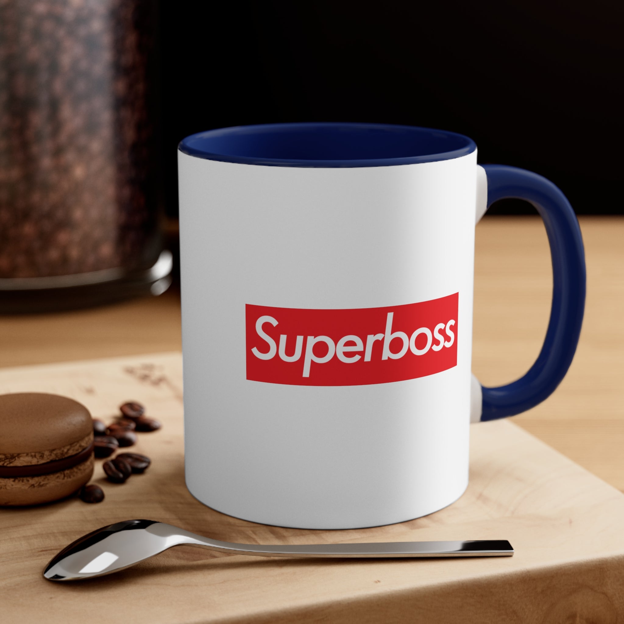 Superboss Accent Coffee Mug, 11oz super Inspired Funny Boss Bosses Appreciation Gift For Manager Thank You Thankful Birthday Christmas