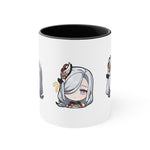 Load image into Gallery viewer, Shenhe Genshin Impact Accent Coffee Mug, 11oz Cups Mugs Cup Gift For Gamer Gifts Game Anime Fanart Fan Birthday Valentine&#39;s Christmas
