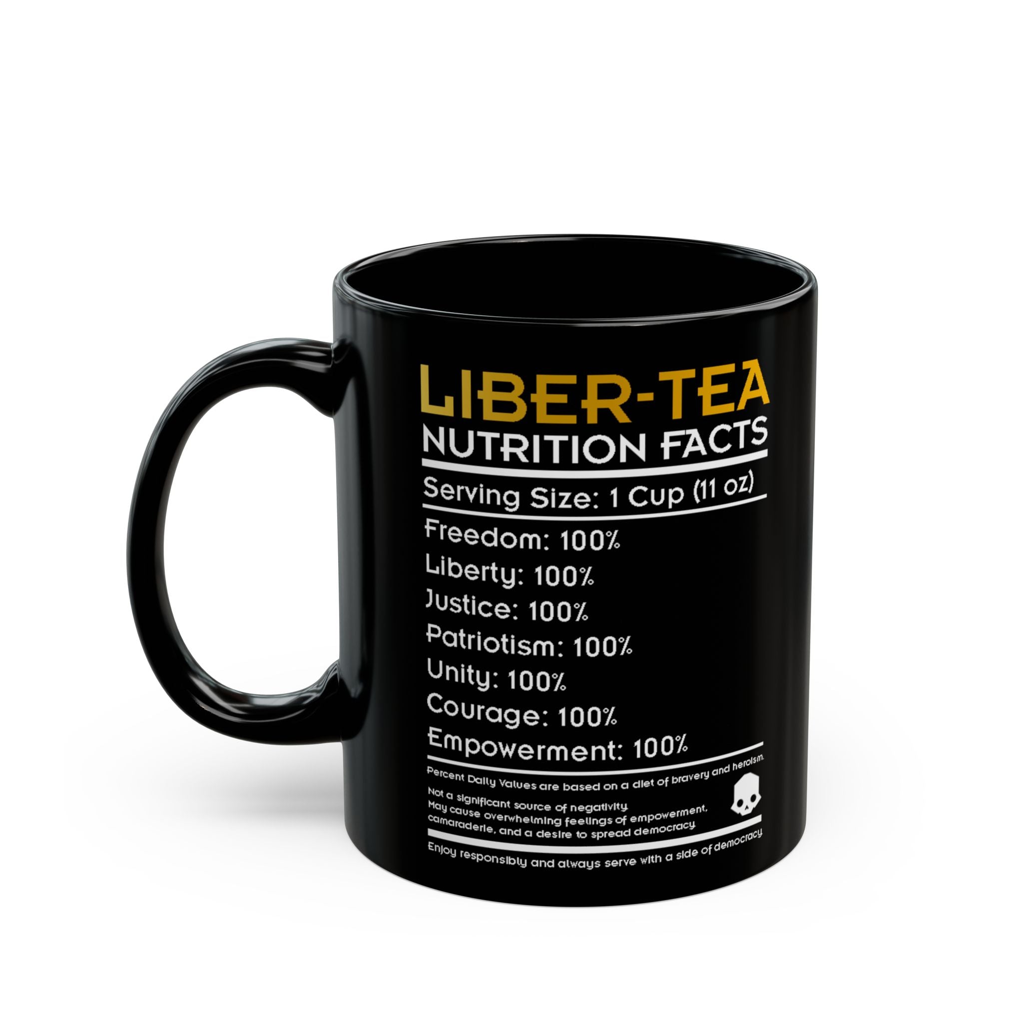HOW BOUT A NICE CUP OF LIBER-TEA Black Mug (11oz, 15oz) Helldivers 2 Gift For Him Gift For Her Birthday Christmas Liberty Libertea Valentine