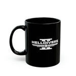 Load image into Gallery viewer, Helldivers 2 White Logo Black Mug (11oz, 15oz) Gift For Him Gift For Her Gamer Cup Game Birthday Christmas Gift
