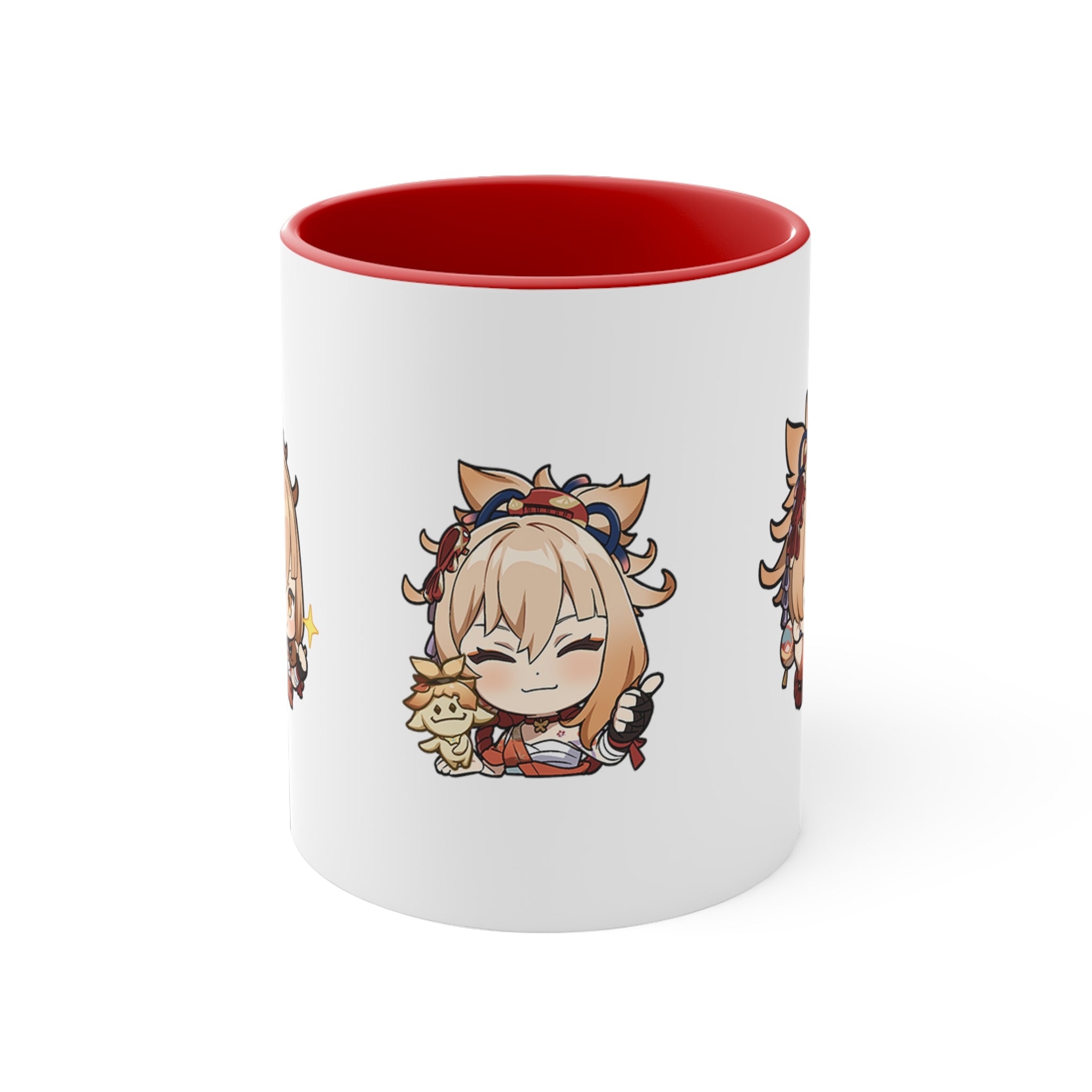 Yoimiya Genshin Impact Accent Coffee Mug, 11oz Cups Mugs Cup Gift For Gamer Gifts Game Anime Fanart Fan Birthday Valentine's Christmas