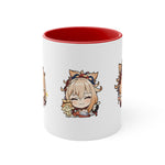 Load image into Gallery viewer, Yoimiya Genshin Impact Accent Coffee Mug, 11oz Cups Mugs Cup Gift For Gamer Gifts Game Anime Fanart Fan Birthday Valentine&#39;s Christmas
