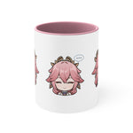 Load image into Gallery viewer, Yae Miko Genshin Impact Accent Coffee Mug, 11oz Cups Mugs Cup Gift For Gamer Gifts Game Anime Fanart Fan Birthday Valentine&#39;s Christmas
