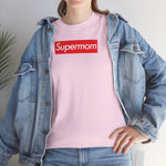 Load image into Gallery viewer, Supermom Unisex Heavy Cotton Tee Shirt T-shirt super Inspired Funny Mom Mother Appreciation Gift For Mothers Moms Love Mother&#39;s Day Thank You Thankful Birthday Christmas
