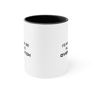 Overwatch I'd Rather Be Playing Coffee Mug, 11oz Cups Mugs Cup Gamer Gift For Him Her Game Cup Cups Mugs Birthday Christmas Valentine's Anniversary Gifts