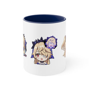 Fischl Genshin Impact Accent Coffee Mug, 11oz Cups Mugs Cup Gift For Gamer Gifts Game Anime Fanart Fan Birthday Valentine's Christmas