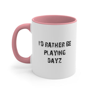 Dayz I'd Rather Be Playing Coffee Mug, 11oz cups mugs cup Gamer Gift For Him Her Game Cup Cups Mugs Birthday Christmas Valentine's Anniversary Gifts