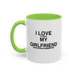 Load image into Gallery viewer, I Love My Girlfriend Coffee Mug — Romantic Black-Handle 11oz &amp; 15oz Gift
