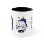 Load image into Gallery viewer, Furina Genshin Impact Accent Coffee Mug, 11oz Cups Mugs Cup Gift For Gamer Gifts Game Anime Fanart Fan Birthday Valentine&#39;s Christmas
