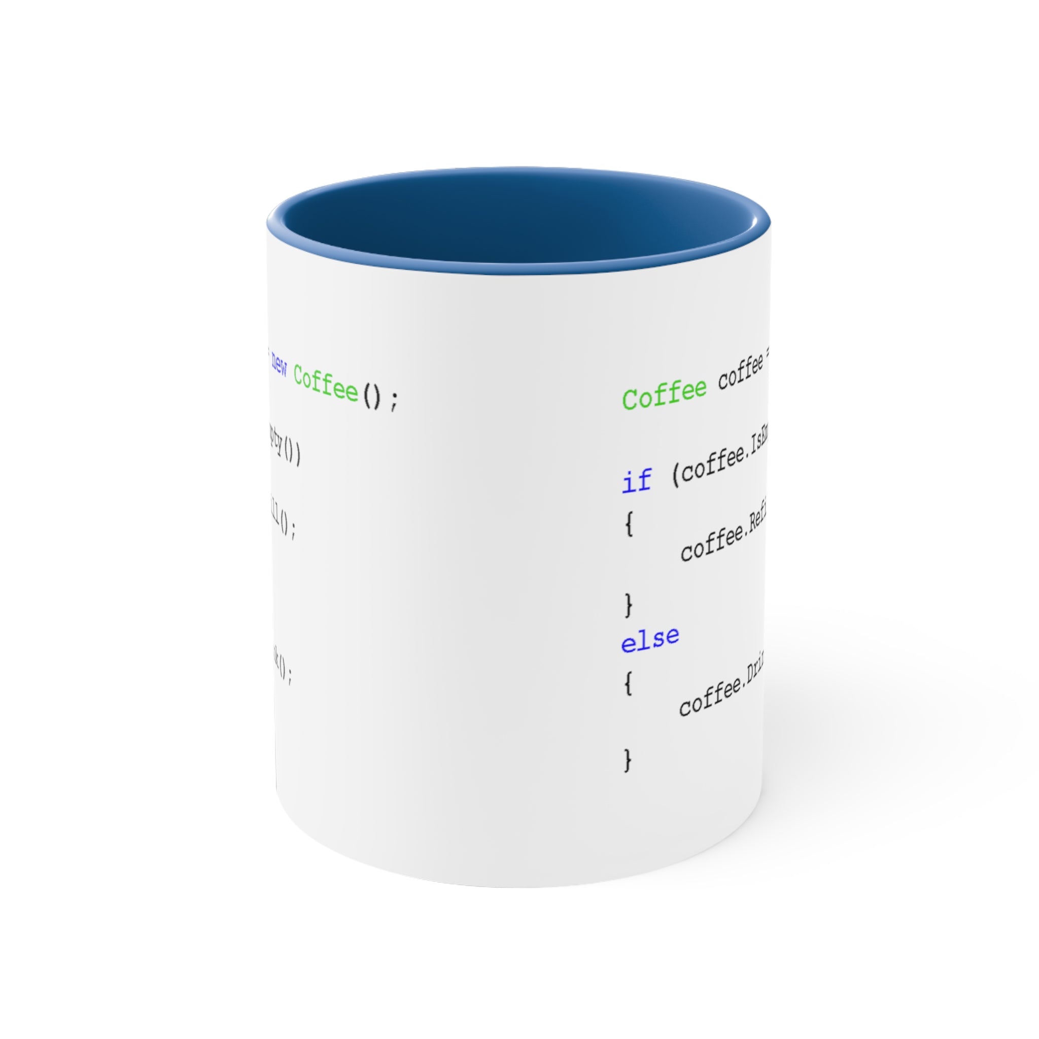 Coding Coffee Accent Coffee Mug, 11oz