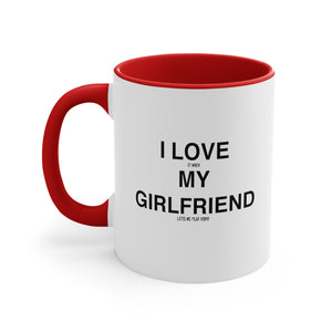 RDR2 Red Dead Redemption 2 Funny Coffee Mug, 11oz I Love My Girlfriend Valentine's Birthday Christmas Gift For Her Gift For Him