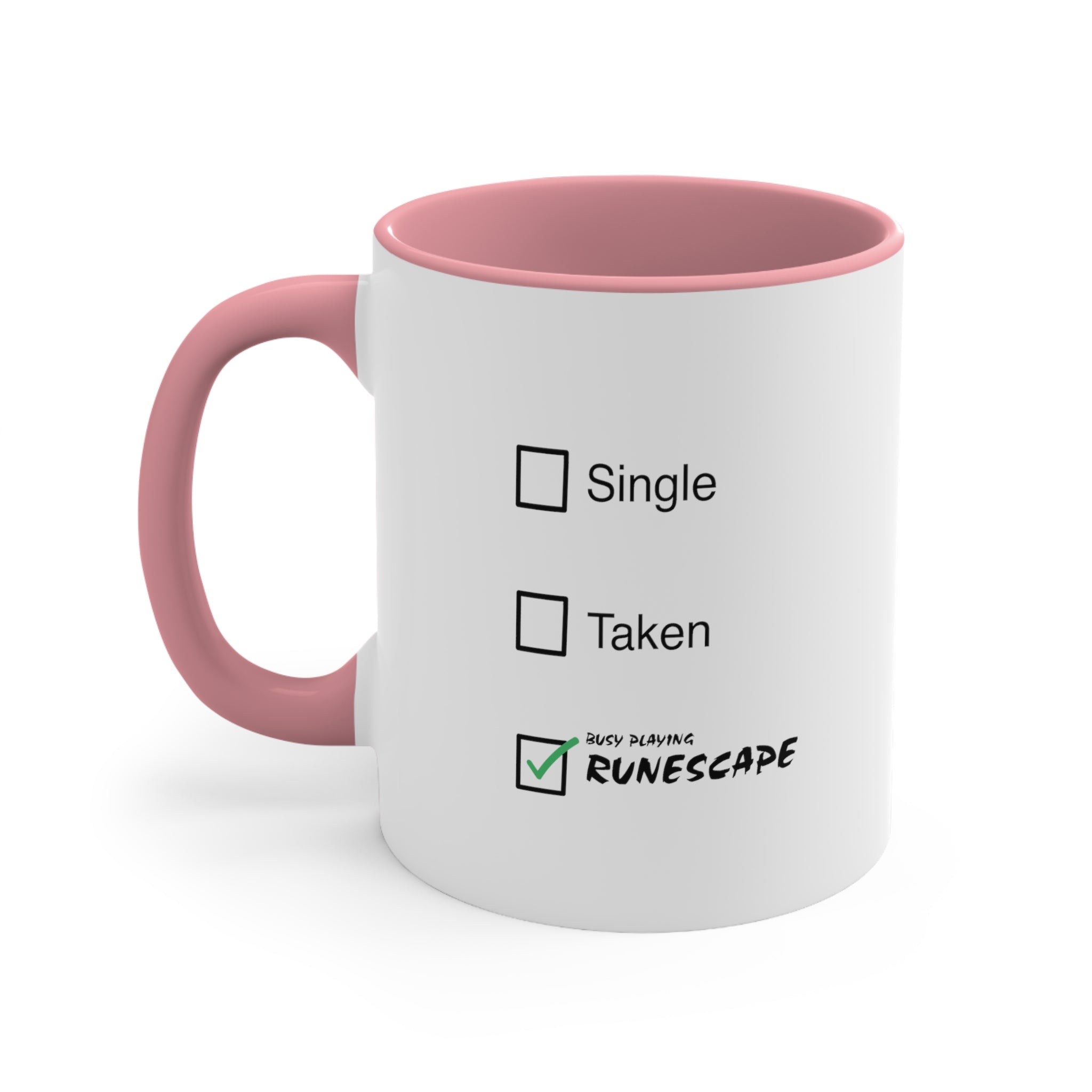 Runescape Single Taken Coffee Mug, 11oz Comedy Funny Christmas Birthday Valentine Cup