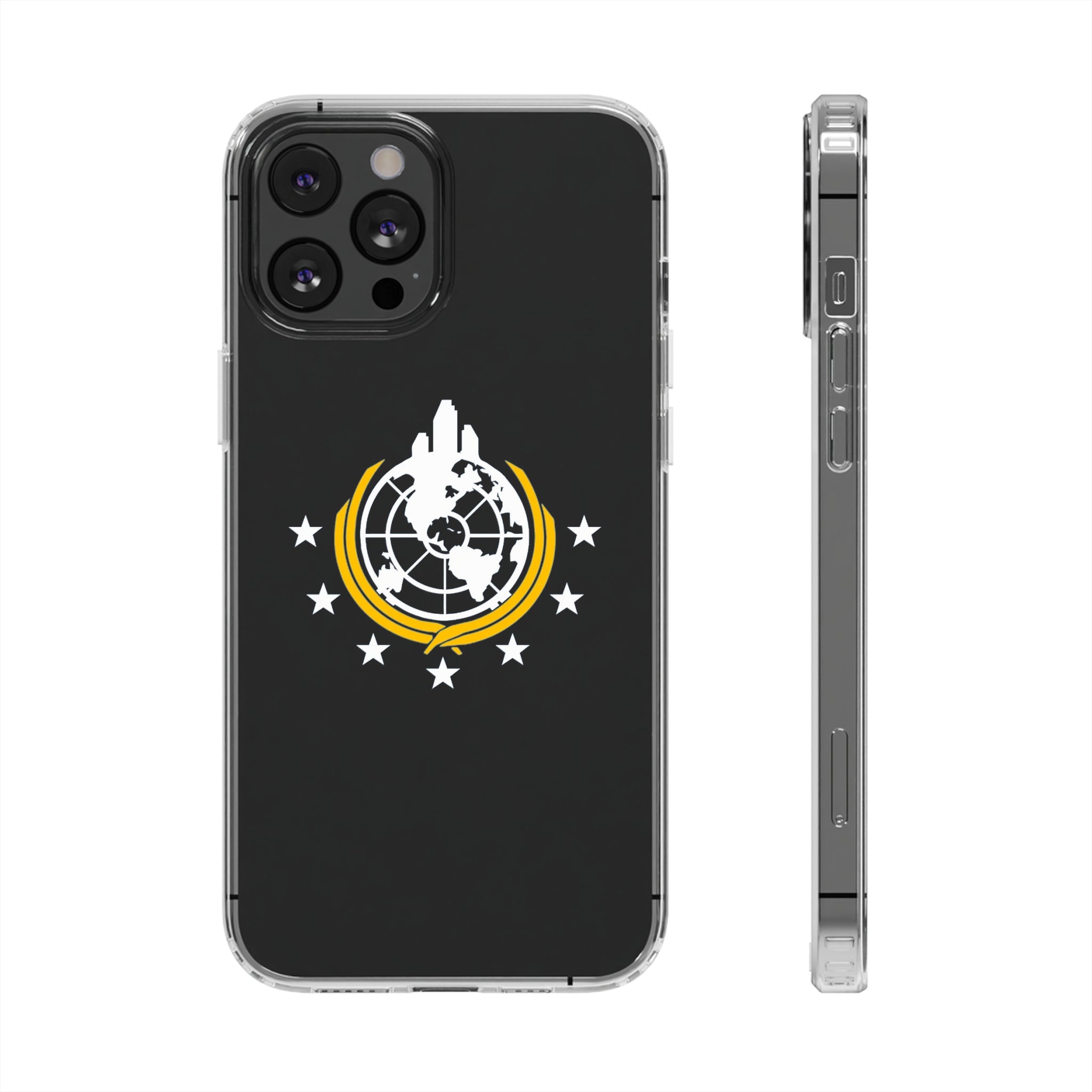 Helldivers 2 Superearth Phone Clear Cases Helldiver Funny Cute Cool Gift For Gamer Game Him Her Logo Birthday Gifts Mobile Case