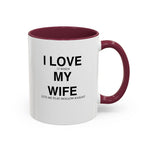 Load image into Gallery viewer, Hollow Knight Wife Mug — "I Love It When My Wife Lets Me Play Hollow Knight" Ceramic Coffee Mug
