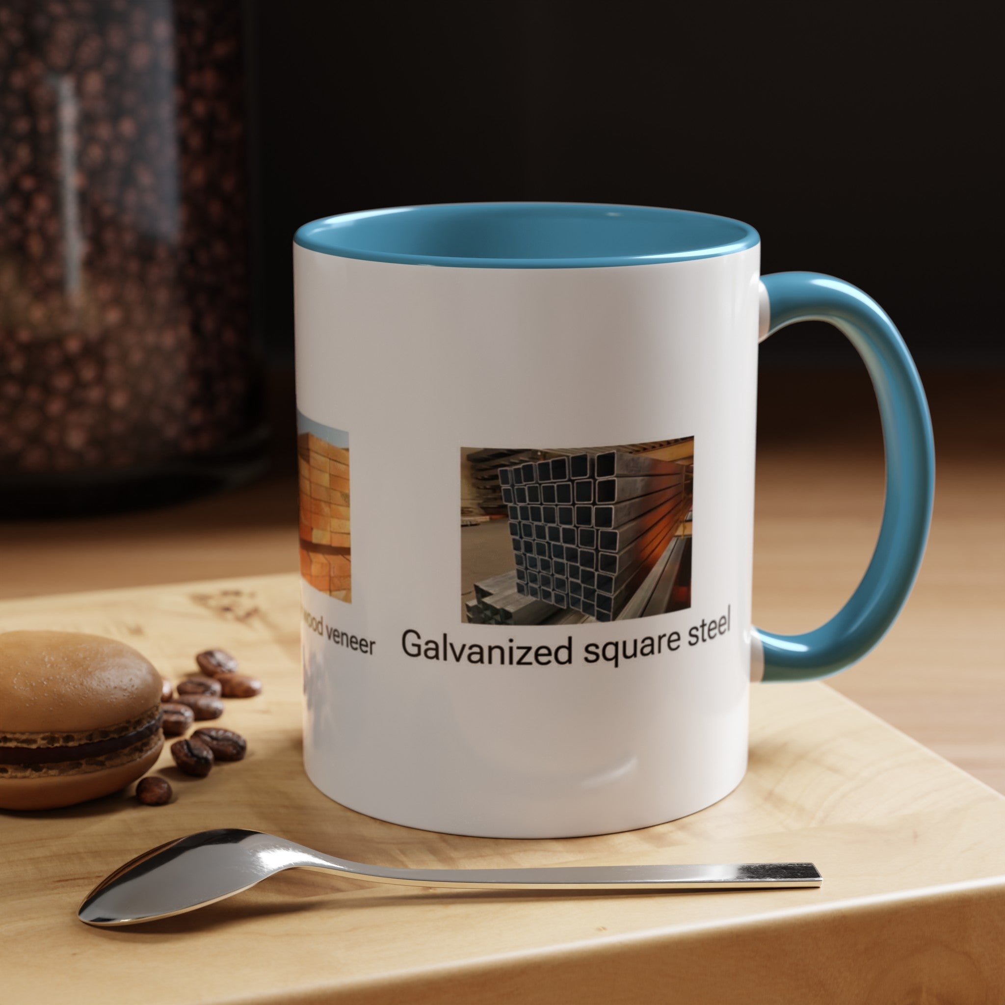 Galvanized Square Steel Meme Coffee Mug (11oz)