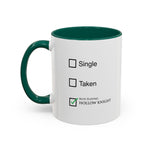 Load image into Gallery viewer, Hollow Knight Gaming Mug — "Busy Playing" Checkbox Coffee Cup (11oz/15oz)
