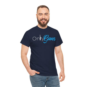 Onlyguns V2 Onlyfans Inspired Funny Unisex Heavy Cotton Tee