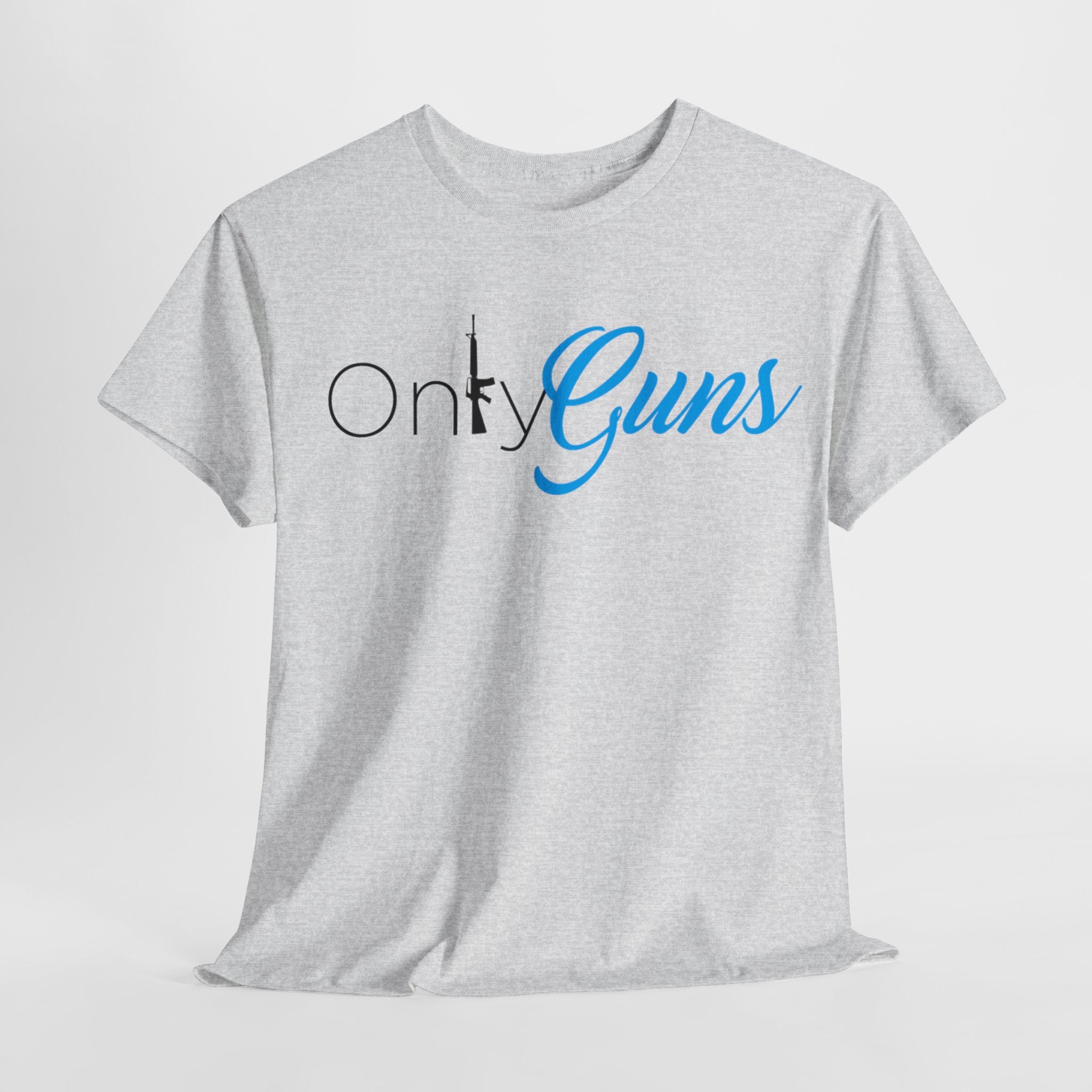 Onlyguns V2 Onlyfans Inspired Funny Unisex Heavy Cotton Tee