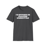 Load image into Gallery viewer, Classic White T-Shirt — Minimal Everyday Tee Undertale
