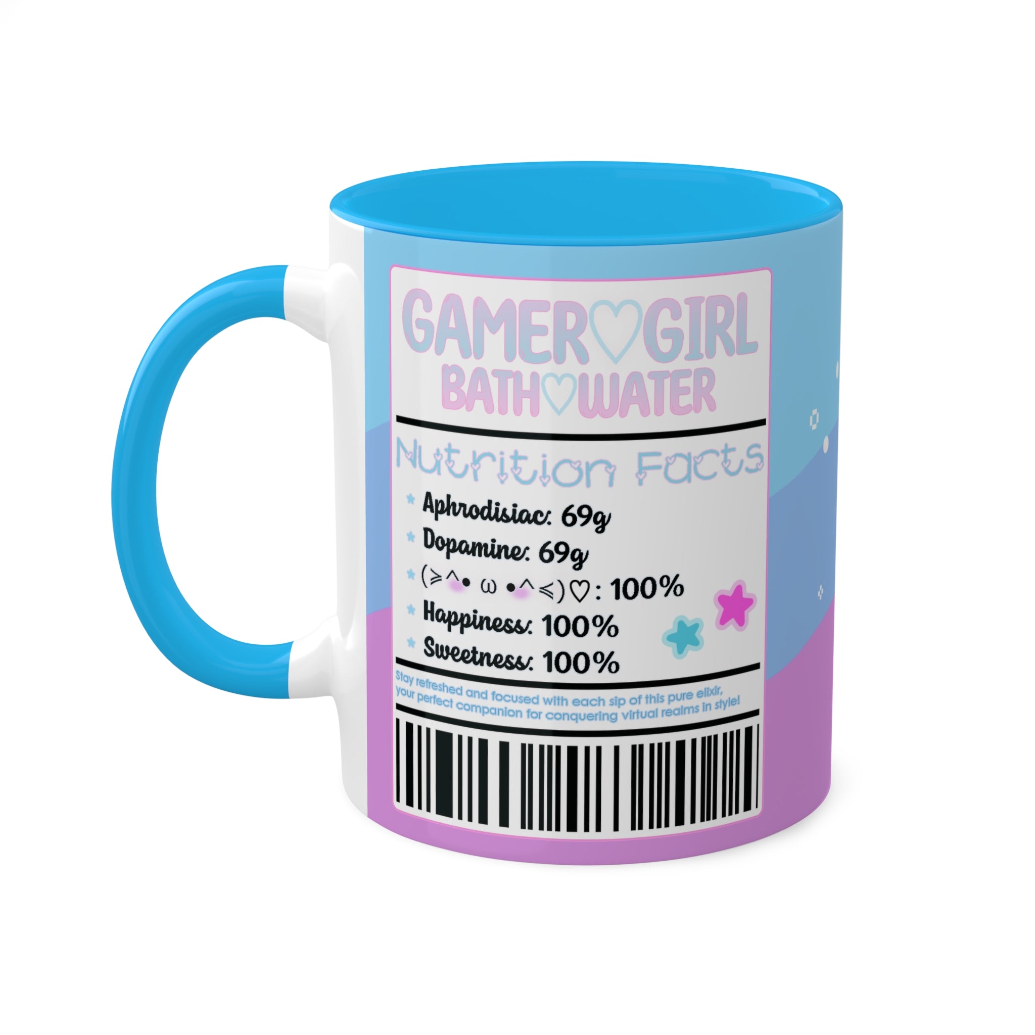 GAMER GIRL Bath Water Colorful Mugs, 11oz