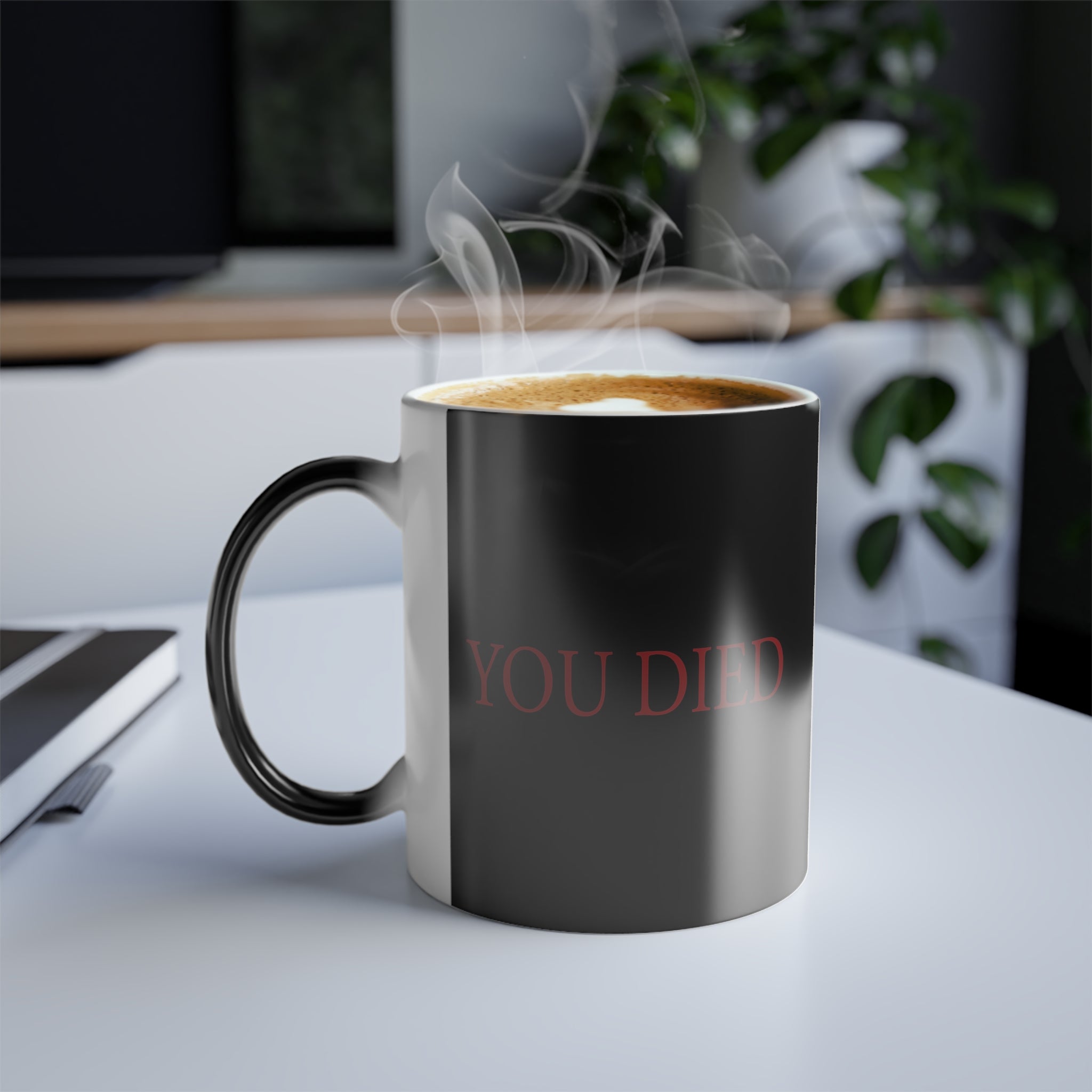 You Died Color Morphing Mug, 11oz Colour Changing Fromsoft darksouls mug darksoul cup magic mug