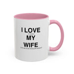 Load image into Gallery viewer, Hollow Knight Wife Mug — "I Love It When My Wife Lets Me Play Hollow Knight" Ceramic Coffee Mug
