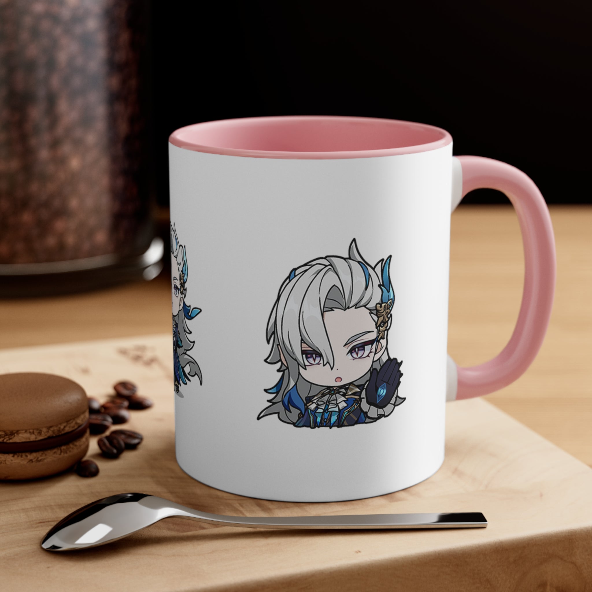 Neuvillette Genshin Impact Accent Coffee Mug, 11oz  Cups Mugs Cup Gift For Gamer Gifts Game Anime Fanart Fan Birthday Valentine's Christmas