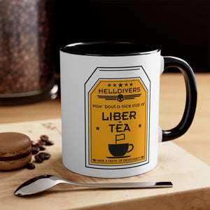 Helldivers 2 Inspired How 'bout a nice cup of LIBERTEA Mug Coffee Mug, 11oz