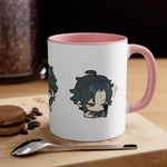 Load image into Gallery viewer, Xiao Genshin Impact Accent Coffee Mug, 11oz Cups Mugs Cup Gift For Gamer Gifts Game Anime Fanart Fan Birthday Valentine&#39;s Christmas
