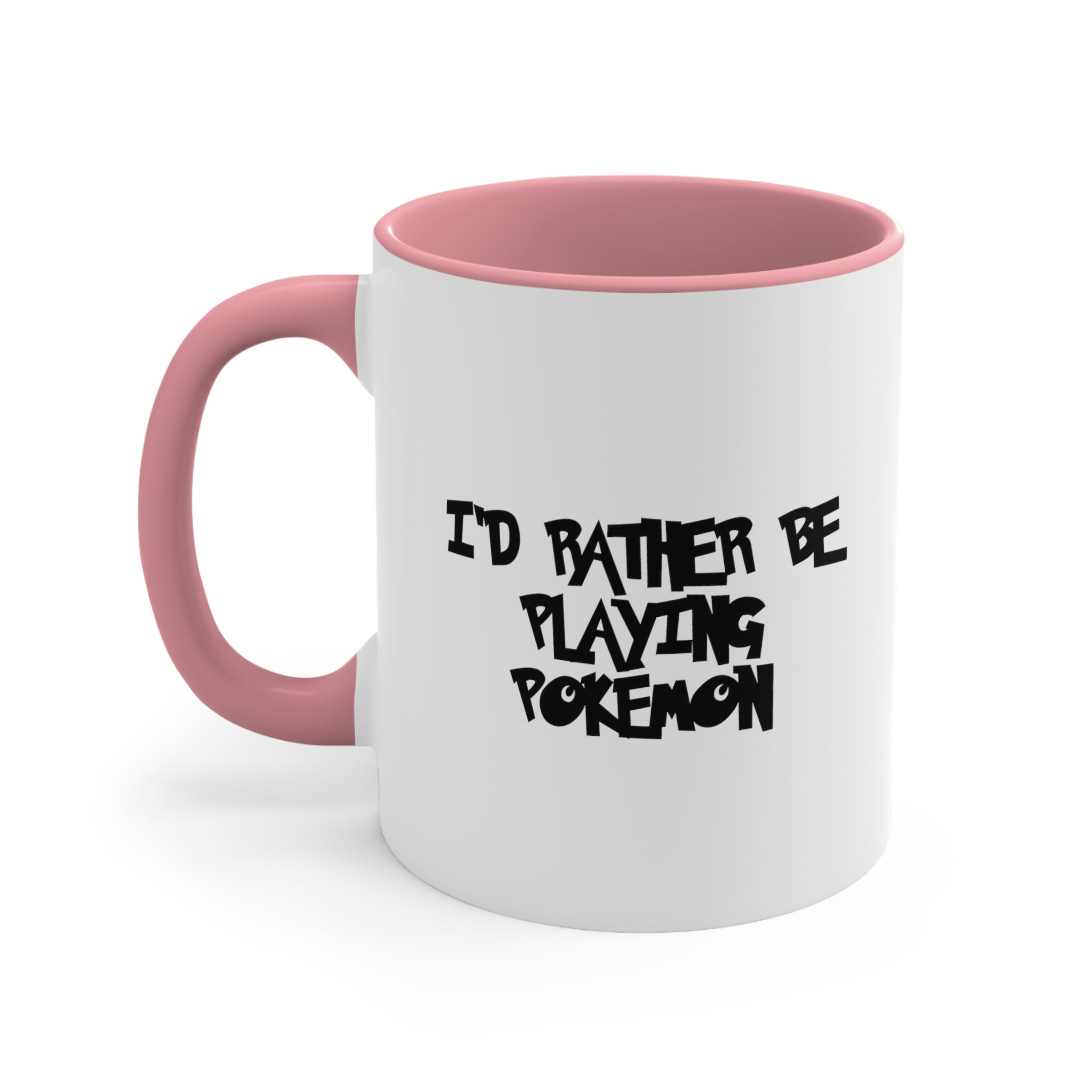 Poke mon I'd Rather Be Playing Coffee Mug, 11oz Shirt Tshirt T-shirt Gamer Gift For Him Her Game Cup Cups Mugs Birthday Christmas Valentine's Anniversary Gifts