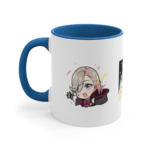 Lyney Genshin Impact Accent Coffee Mug, 11oz Cups Mugs Cup Gift For Gamer Gifts Game Anime Fanart Fan Birthday Valentine's Christmas