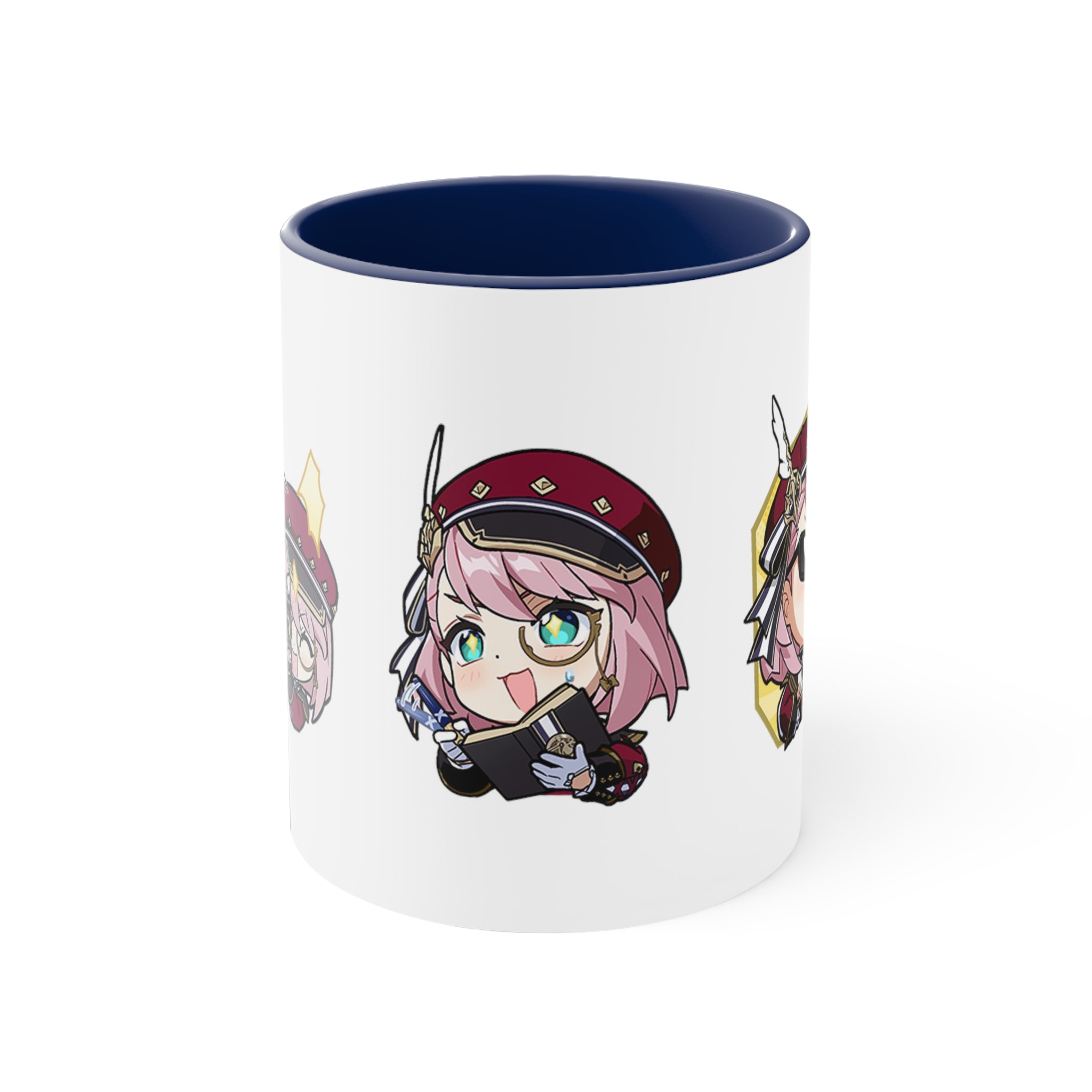 Charlotte Genshin Impact Accent Coffee Mug, 11oz Cups Mugs Cup Gift For Gamer Gifts Game Anime Fanart Fan Birthday Valentine's Christmas
