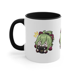 Kuki Genshin Impact Accent Coffee Mug, 11oz Cups Mugs Cup Gift For Gamer Gifts Game Anime Fanart Fan Birthday Valentine's Christmas