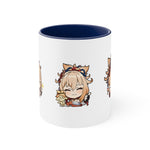 Load image into Gallery viewer, Yoimiya Genshin Impact Accent Coffee Mug, 11oz Cups Mugs Cup Gift For Gamer Gifts Game Anime Fanart Fan Birthday Valentine&#39;s Christmas
