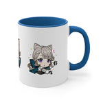 Load image into Gallery viewer, Lynette Genshin Impact Accent Coffee Mug, 11oz Cups Mugs Cup Gift For Gamer Gifts Game Anime Fanart Fan Birthday Valentine&#39;s Christmas
